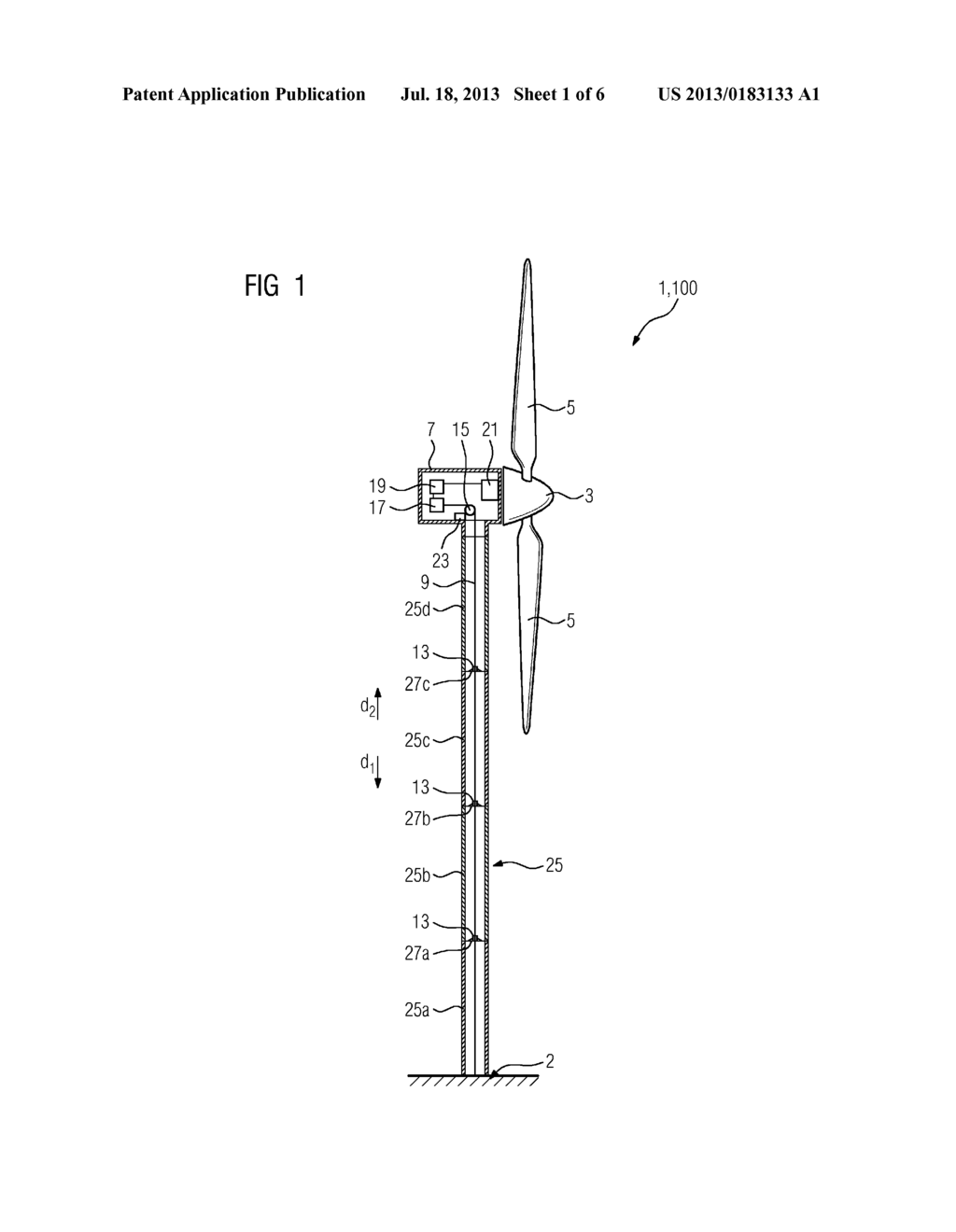 CABLE GUIDING IN A WIND TURBINE TOWER - diagram, schematic, and image 02