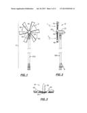 WIND GENERATOR HUB ASSEMBLY WITH HYBRID SAIL BLADES diagram and image