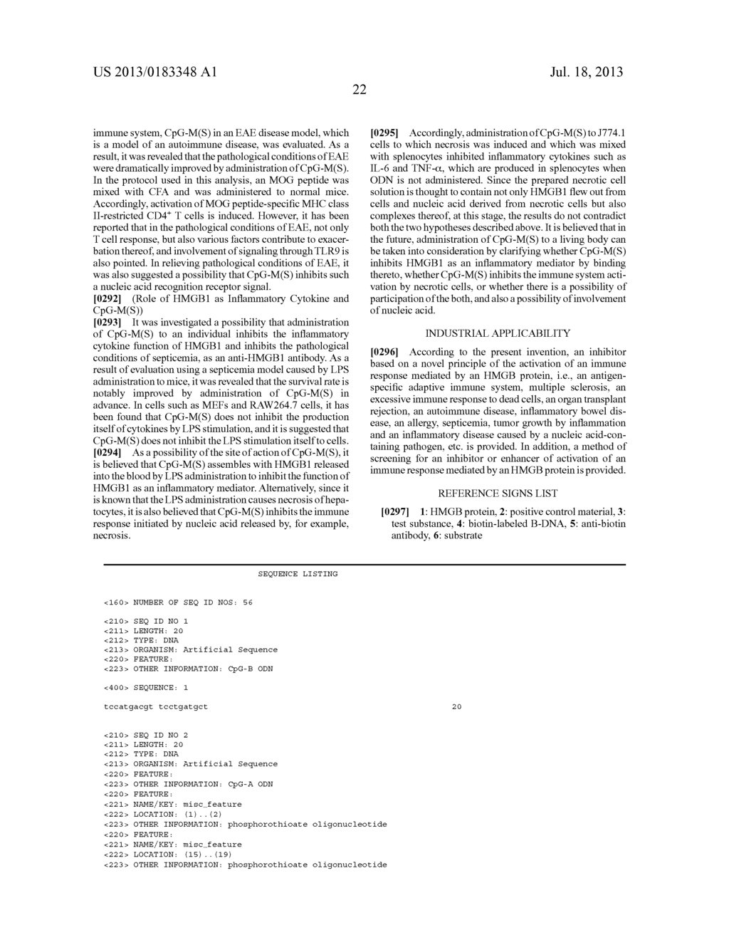 Inhibitor of HMGB Protein-Mediated Immune Response Activation, and     Screening Method - diagram, schematic, and image 85