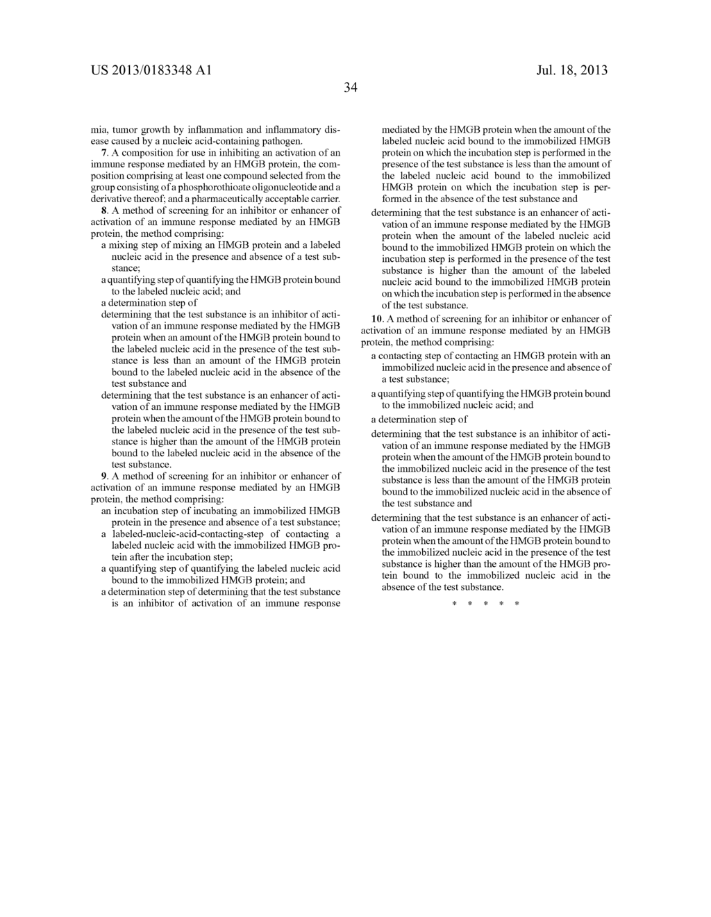 Inhibitor of HMGB Protein-Mediated Immune Response Activation, and     Screening Method - diagram, schematic, and image 97