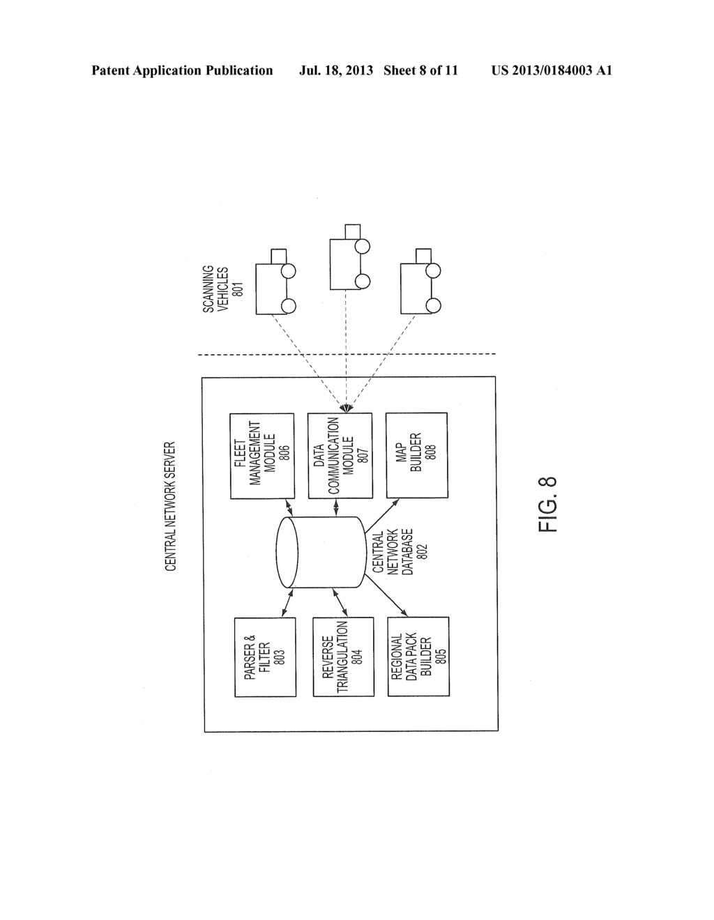 LOCATION-BASED SERVICES THAT CHOOSE LOCATION ALGORITHMS BASED ON NUMBER OF     DETECTED ACCESS POINTS WITHIN RANGE OF USER DEVICE - diagram, schematic, and image 09