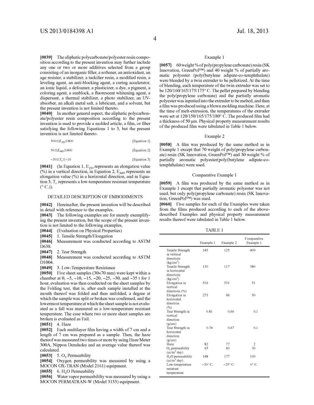 ALIPHATIC POLYCARBONATE/POLYESTER POLYMER RESIN COMPOSITION HAVING     SUPERIOR LOW-TEMPERATURE RESISTANCE - diagram, schematic, and image 05