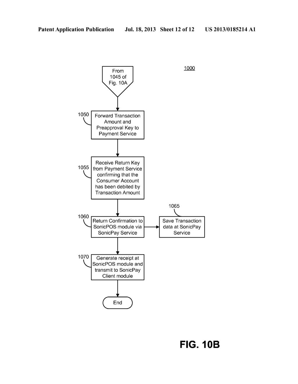 System and Method For Secure Offline Payment Transactions Using A Portable     Computing Device - diagram, schematic, and image 13