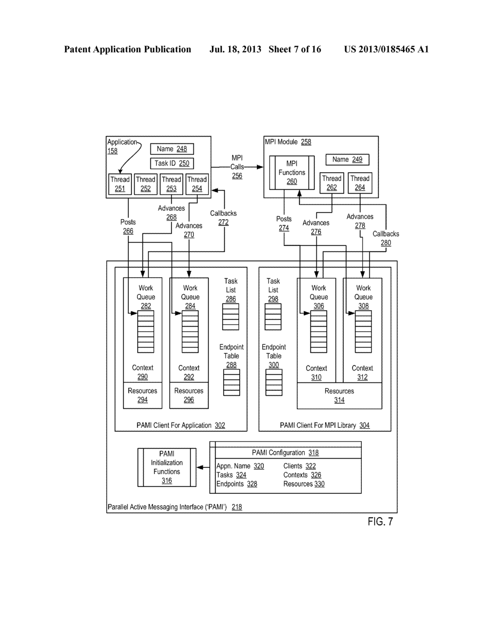 Fencing Direct Memory Access Data Transfers In A Parallel Active Messaging     Interface Of A Parallel Computer - diagram, schematic, and image 08