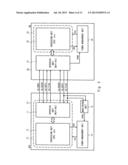 SEMICONDUCTOR DEVICE, RADIO COMMUNICATION TERMINAL USING THE SAME, AND     INTER-CIRCUIT COMMUNICATION SYSTEM diagram and image