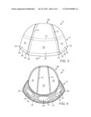 Under-Helmet Sweat Absorbing and Wicking Headpiece diagram and image