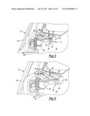 DOOR ASSEMBLY FOR A VEHICLE diagram and image