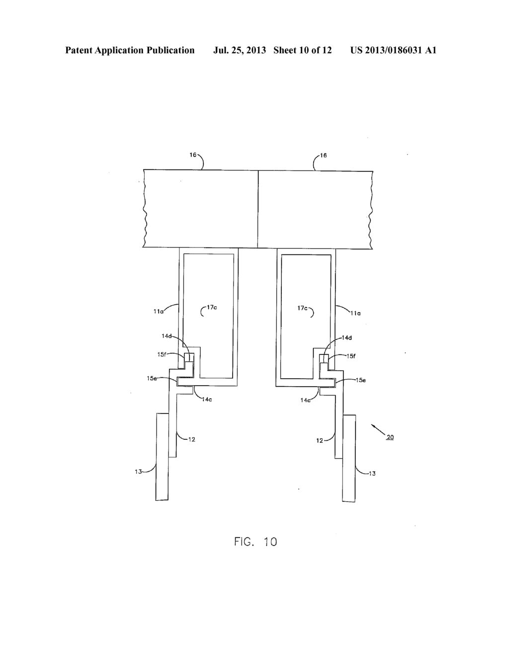 Holeless Curtain Wall Mullion Connection - diagram, schematic, and image 11