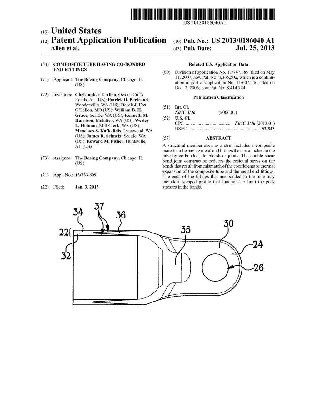 Composite Tube Having Co-Bonded End Fittings - diagram, schematic, and image 01