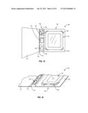 PORTABLE ELECTRONIC DEVICE CASE ACCESSORIES AND RELATED SYSTEMS AND     METHODS diagram and image