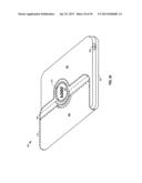 PORTABLE ELECTRONIC DEVICE CASE ACCESSORIES AND RELATED SYSTEMS AND     METHODS diagram and image