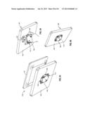 PORTABLE ELECTRONIC DEVICE CASE ACCESSORIES AND RELATED SYSTEMS AND     METHODS diagram and image