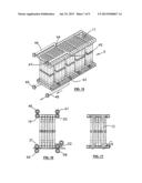 FRAME SYSTEM FOR MEMBRANE FILTRATION MODULES diagram and image