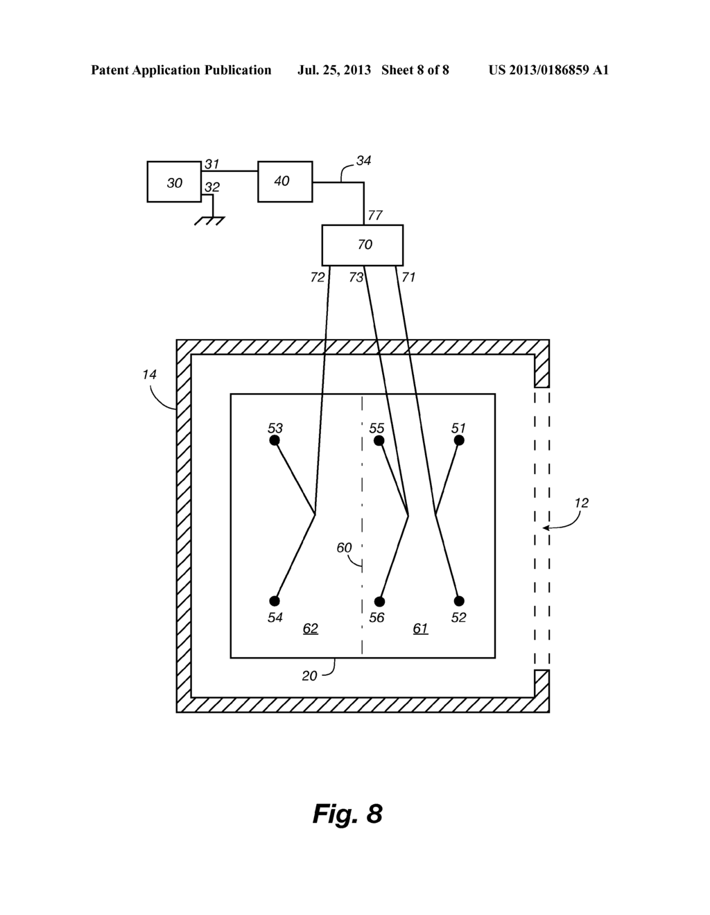 Asymmetrical RF Drive for Electrode of Plasma Chamber - diagram, schematic, and image 09