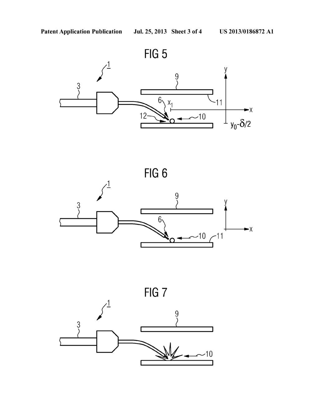 METHOD FOR CONTROLLING A SPOT WELDING SYSTEM, INCLUDING THE DETERMINATION     OF THE POSITION OF AN INSERTED ELEMENT IN A HOLLOW MEMBER; ASSOCIATED     SPOT WELDING SYSTEM - diagram, schematic, and image 04