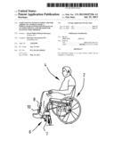 Assist Device with Standing Aid for Adding to a Wheelchair, a Wheelchair     Integrated with such an Assist Device and Method for Manufacture Thereof diagram and image