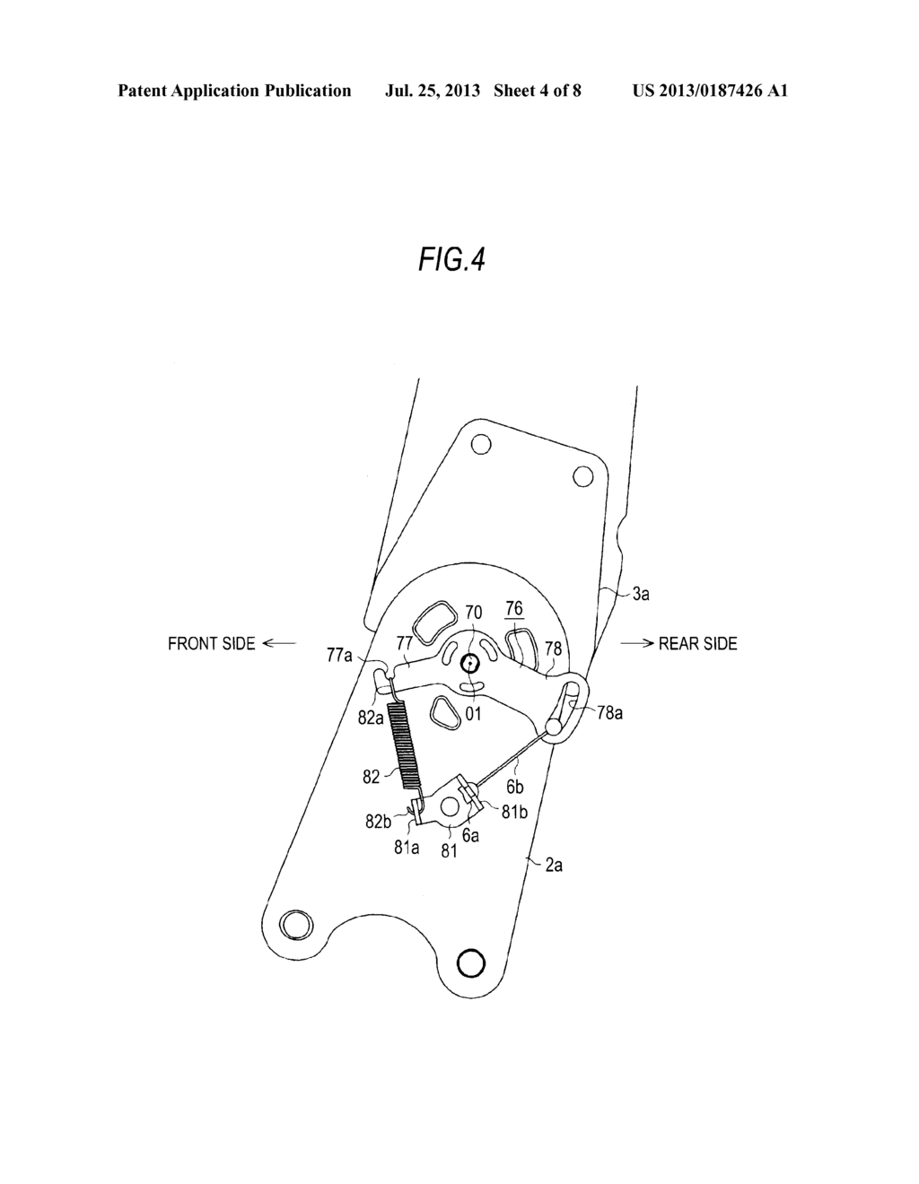 VEHICLE SEAT RECLINING APPARATUS - diagram, schematic, and image 05