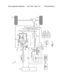 Electric Vehicle with Transient Current Management for DC-DC Converter diagram and image