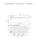 VIRTUAL KEYBOARD DISPLAY HAVING A TICKER PROXIMATE TO THE VIRTUAL KEYBOARD diagram and image