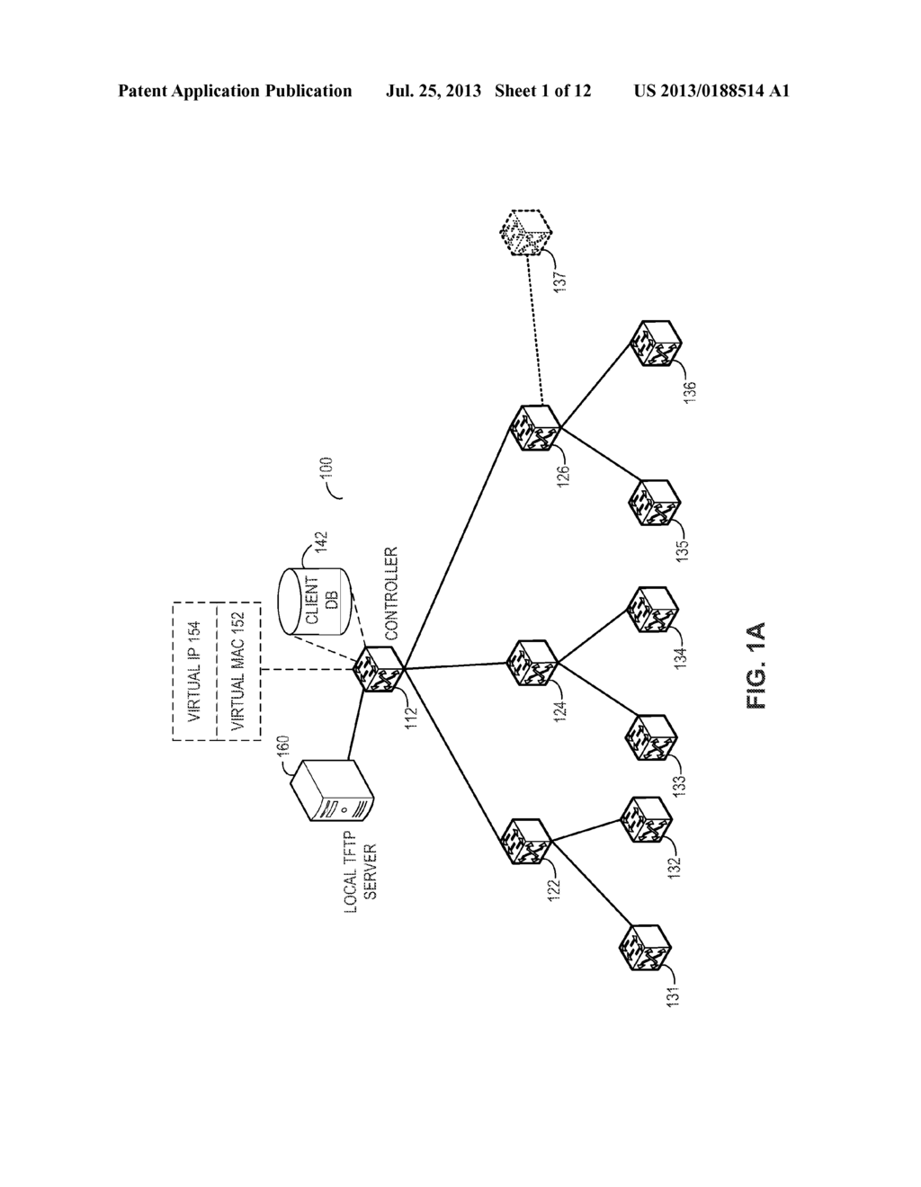 MANAGING A CLUSTER OF SWITCHES USING MULTIPLE CONTROLLERS - diagram, schematic, and image 02