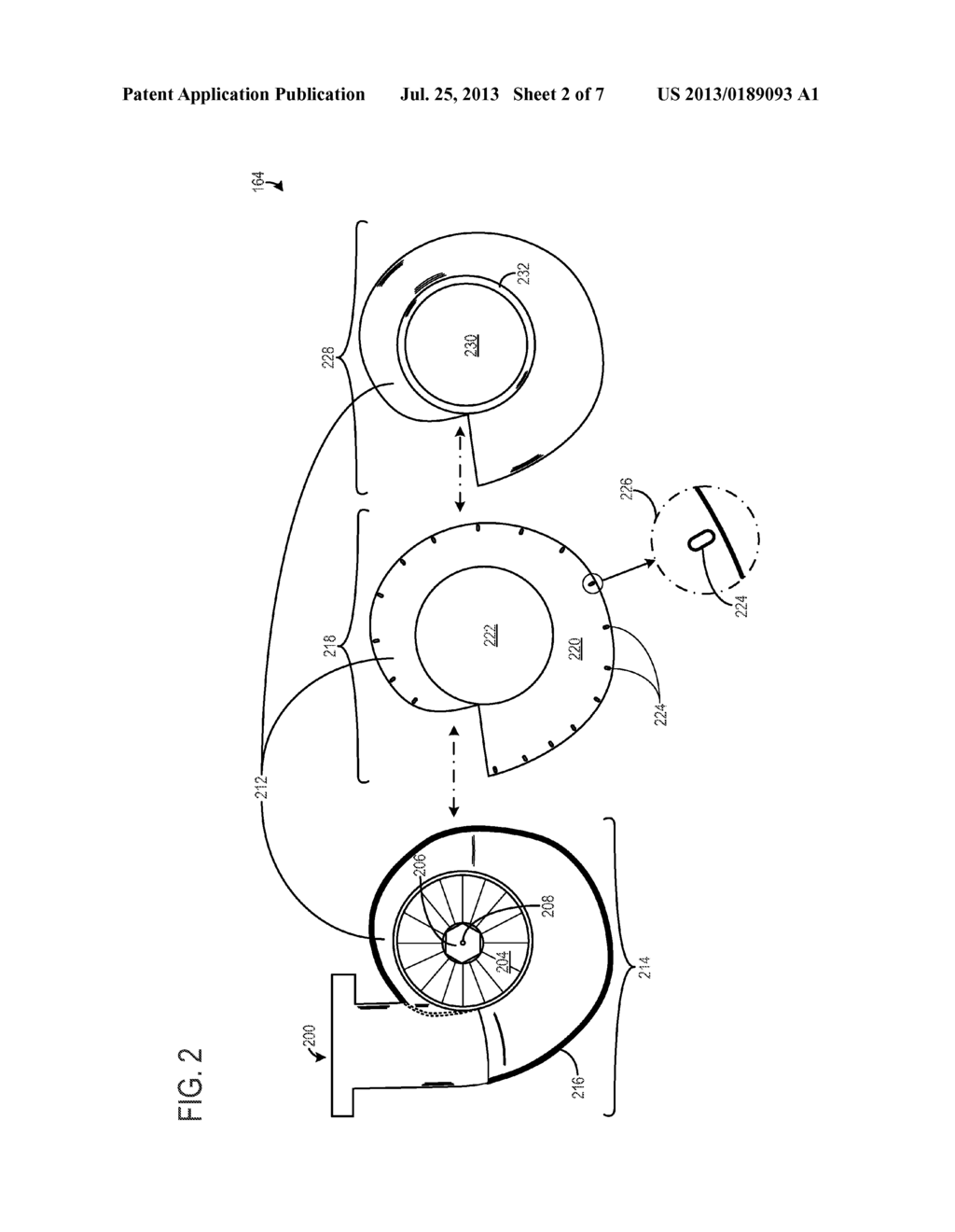 MULTI-PIECE TWIN SCROLL TURBINE - diagram, schematic, and image 03
