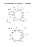 VIBRATION ABSORBING DEVICE FOR A WIND TURBINE AND METHOD OF ABSORBING     VIBRATIONS IN A WIND TURBINE diagram and image