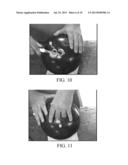METHODS AND DEVICES FOR PREPARING CUSTOMIZED BOWLING BALL FINGER SLEEVES diagram and image