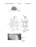 HONEYCOMB COMPOSITE SUPPORT PART AND METHOD FOR COATING IT diagram and image