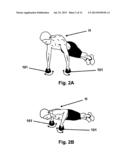Exercise apparatus for accommodating push-ups diagram and image