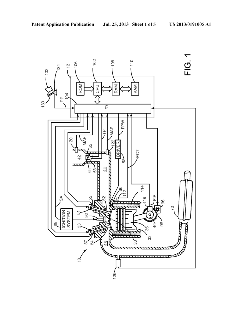 METHOD AND SYSTEM FOR OPPORTUNISTICALLY AUTOMATICALLY STOPPING AN ENGINE     OF A VEHICLE - diagram, schematic, and image 02