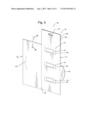 CARD READER ACCESSIBLE MULTIPLE TRANSACTION CARD HOLDER diagram and image