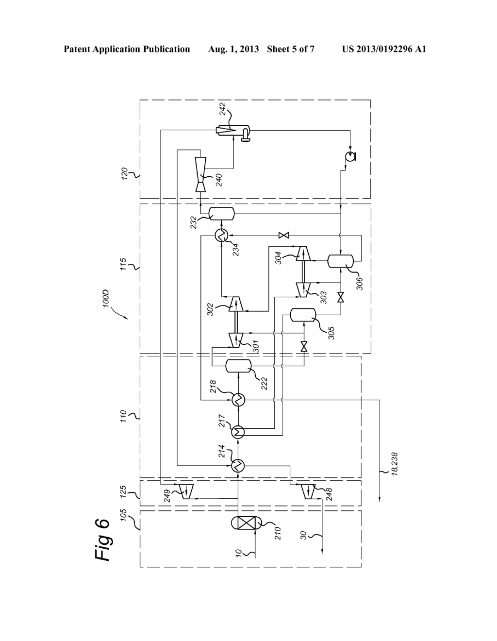 Refining system and method for refining a feed gas stream - diagram, schematic, and image 06