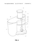 Combination Juicer-Blender diagram and image