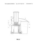 Combination Juicer-Blender diagram and image