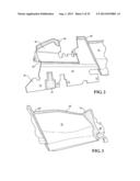 RECONFIGURABLE FRONT AND UPPER ONE PIECE BAFFLES FOR DIRECTING INCOMING     AIR FROM A VEHICLE FRONT FASCIA TO A RADIATOR COOLING MODULE diagram and image