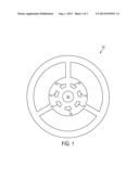 STEERING WHEEL ASSEMBLY WITH USER CONTROLS diagram and image