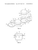 MULTI-DAY PILL CONTAINER ASSEMBLY WITH ATTACHMENT TAB diagram and image