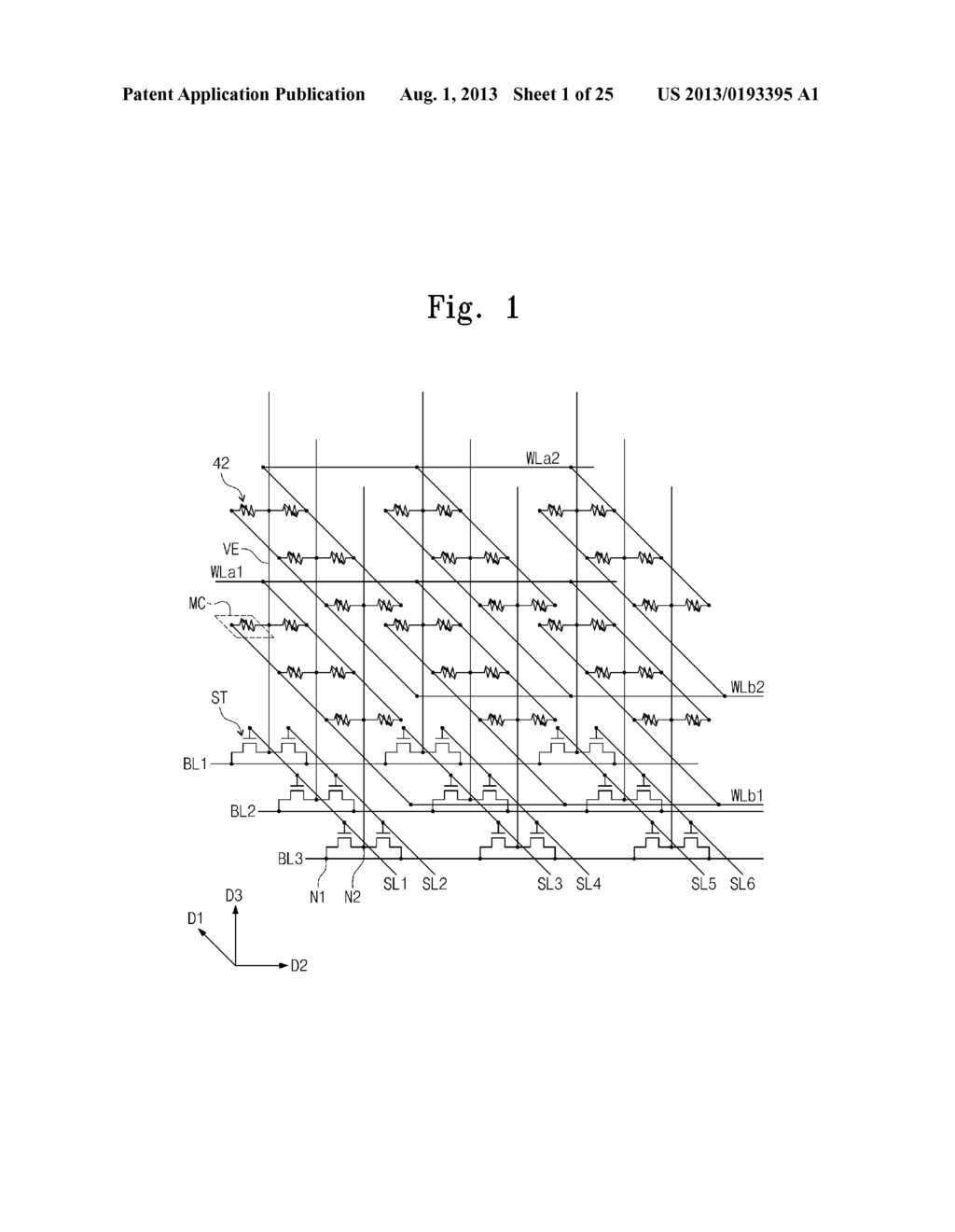 VARIABLE RESISTANCE MEMORY DEVICE AND METHOD OF FORMING THE SAME - diagram, schematic, and image 02