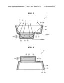 LIGHT EMITTING ELEMENT WITH IMPROVED LIGHT EXTRACTION EFFICIENCY, LIGHT     EMITTING DEVICE COMPRISING THE SAME, AND FABRICATING METHOD OF THE LIGHT     EMITTING ELEMENT AND THE LIGHT EMITTING DEVICE diagram and image