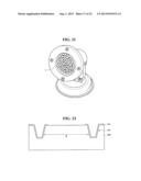 LIGHT EMITTING ELEMENT WITH IMPROVED LIGHT EXTRACTION EFFICIENCY, LIGHT     EMITTING DEVICE COMPRISING THE SAME, AND FABRICATING METHOD OF THE LIGHT     EMITTING ELEMENT AND THE LIGHT EMITTING DEVICE diagram and image