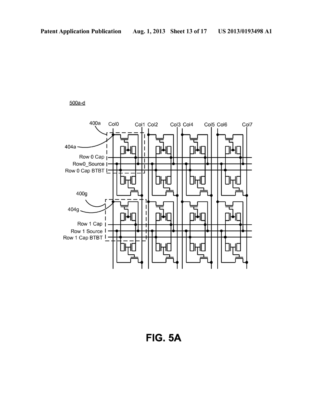 Asymmetric Dense Floating Gate Nonvolatile Memory with Decoupled Capacitor - diagram, schematic, and image 14