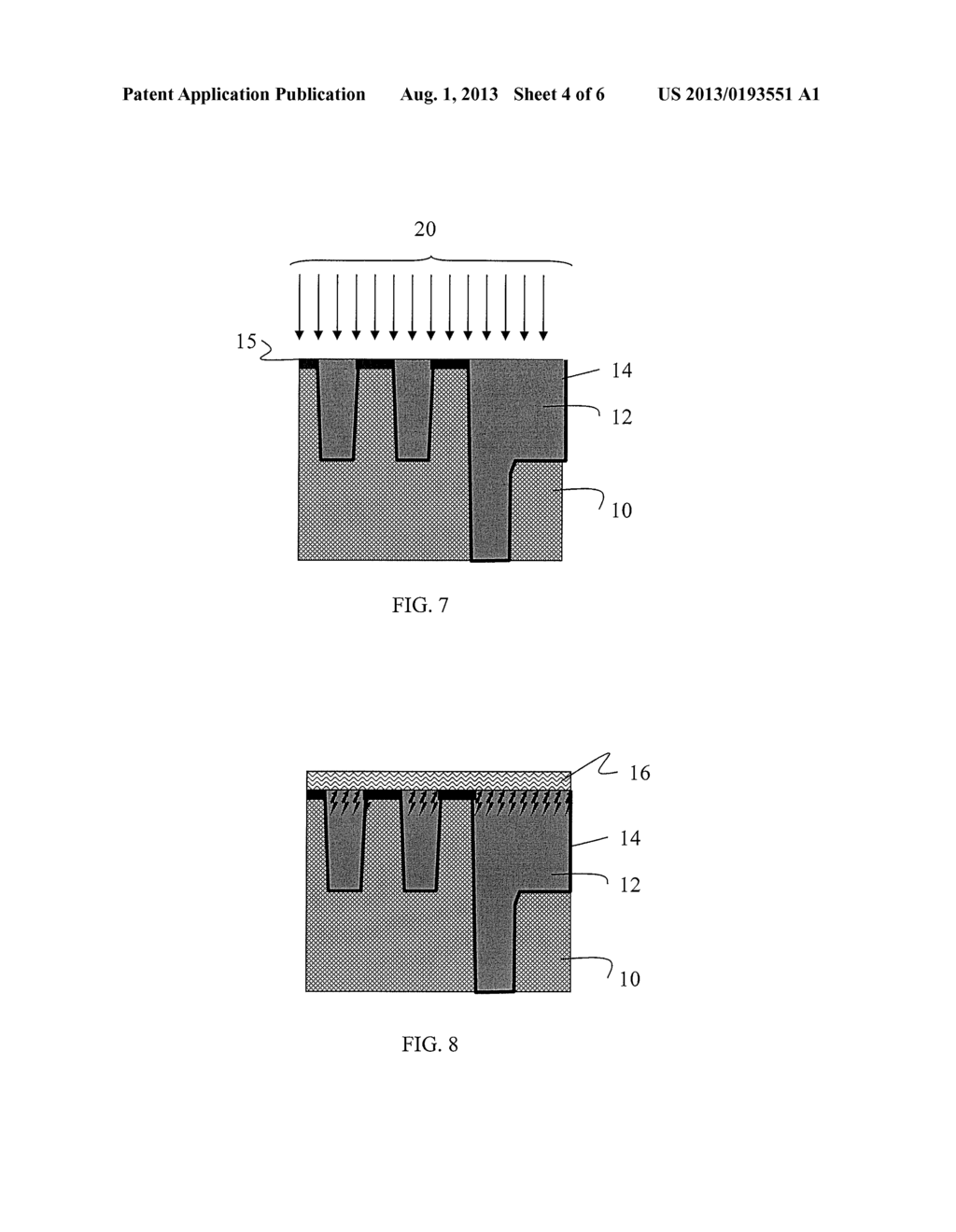 STRUCTURE WITH SELF ALIGNED RESIST LAYER ON AN INTERCONNECT SURFACE AND     METHOD OF MAKING SAME - diagram, schematic, and image 05