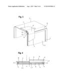 HOUSEHOLD APPLIANCE, IN PARTICULAR DISHWASHER, WITH AN ACOUSTIC SEALING     FRAME FOR NOISE REDUCTION diagram and image