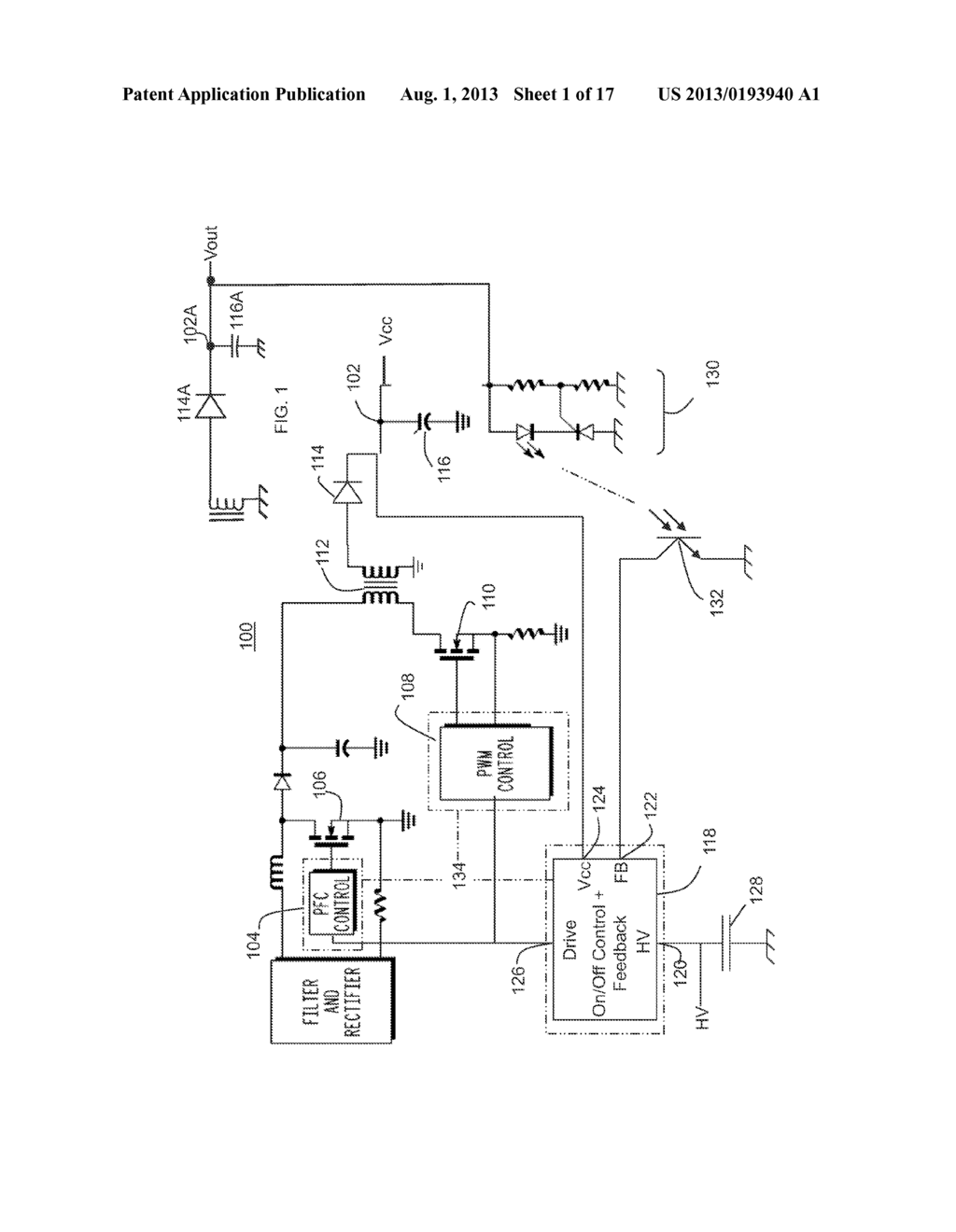 METHOD OF FORMING A SWITCHED MODE POWER SUPPLY CONTROLLER DEVICE WITH AN     OFF MODE AND STRUCTURE THEREFOR - diagram, schematic, and image 02