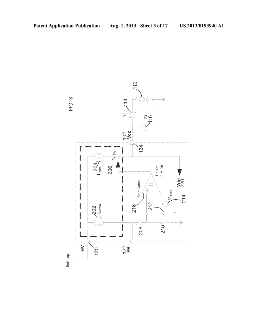 METHOD OF FORMING A SWITCHED MODE POWER SUPPLY CONTROLLER DEVICE WITH AN     OFF MODE AND STRUCTURE THEREFOR - diagram, schematic, and image 04