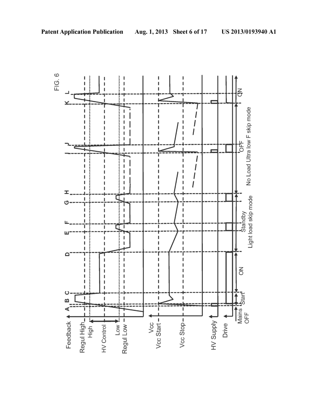 METHOD OF FORMING A SWITCHED MODE POWER SUPPLY CONTROLLER DEVICE WITH AN     OFF MODE AND STRUCTURE THEREFOR - diagram, schematic, and image 07