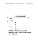 Optical filter security diagram and image