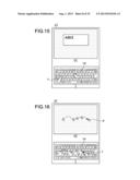 SENSOR DEVICE, INPUT DEVICE, ELECTRONIC APPARATUS, AND INFORMATION     PROCESSING METHOD diagram and image