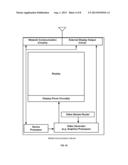 METHODS CIRCUITS DEVICES AND SYSTEMS FOR WIRELESS TRANSMISSION OF MOBILE     COMMUNICATION DEVICE DISPLAY INFORMATION diagram and image