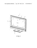 TELEVISION AND ELECTRONIC APPARATUS diagram and image